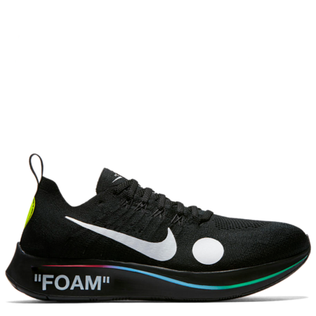 Nike Zoom Fly Mercurial Flyknit Off-White 'Black' (AO2115 001)