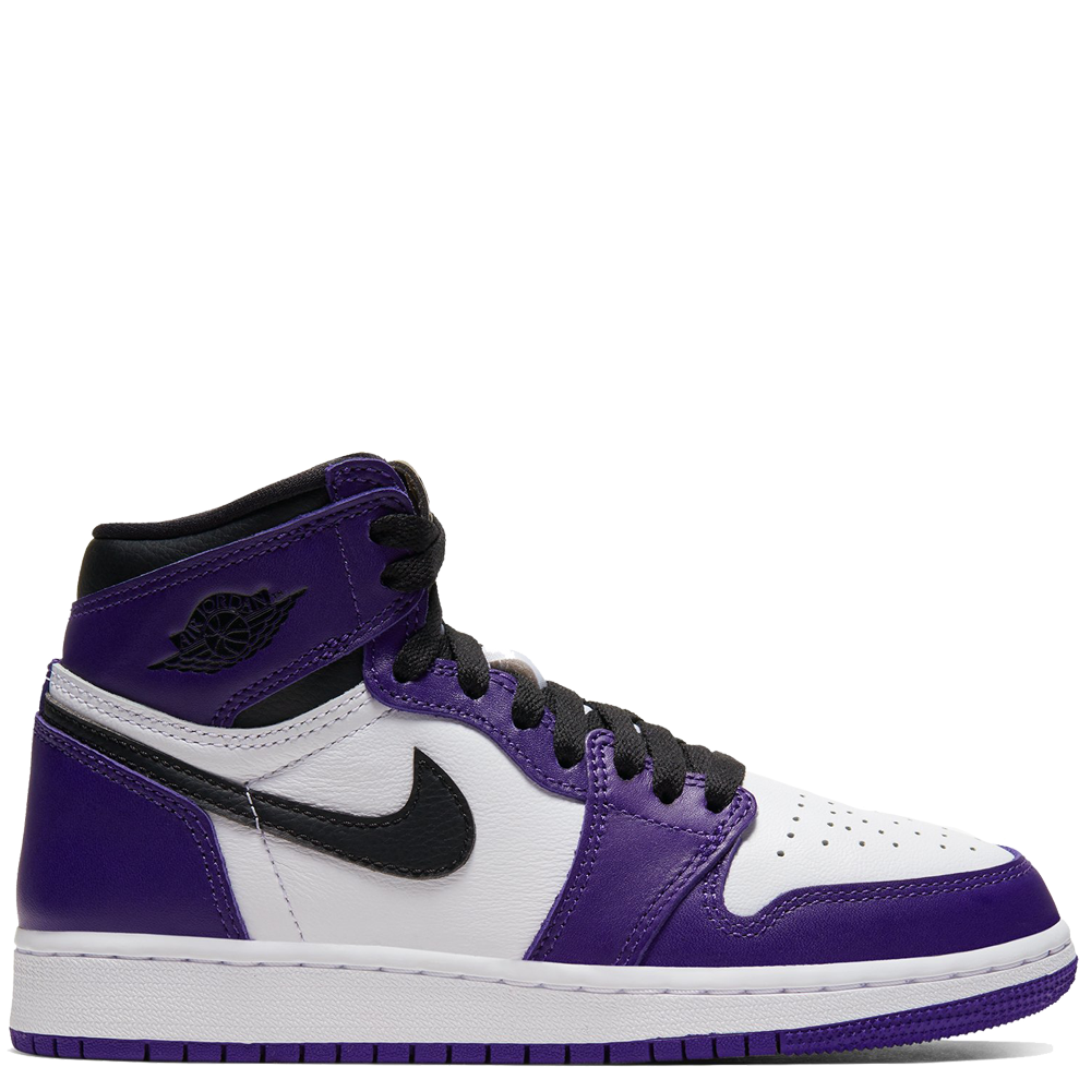 jordan 1 court purple gs low