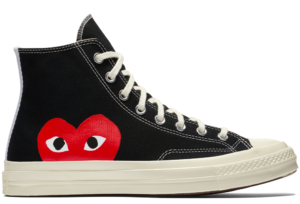 Converse Chuck Taylor All-Star 70 Hi Comme des Garçons ‘Black’ BLACK / WHITE / HIGH RISK RED 150204C