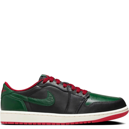 Air Jordan 1 Retro Low OG 'Black Gorge Green' (W) (CZ0775 036)