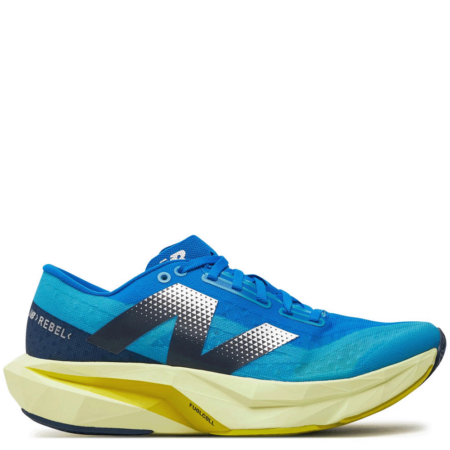 New Balance FuelCell Rebel v4 Wide 'Spice Blue Limelight' (W) (WFCXLB4)