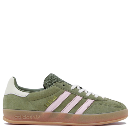 Adidas Gazelle Indoor 'Focus Olive Clear Pink' (W) (JH6475)