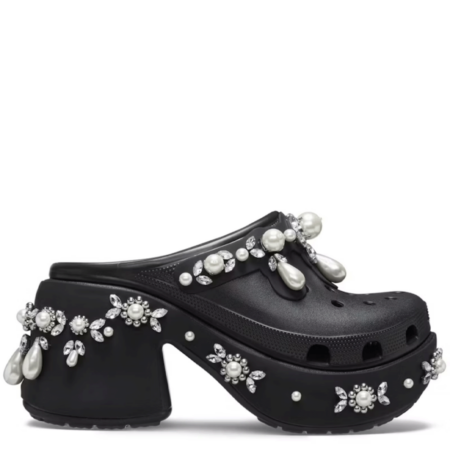 Crocs Siren Clog Simone Rocha 'Spiked Black' (210646 001)