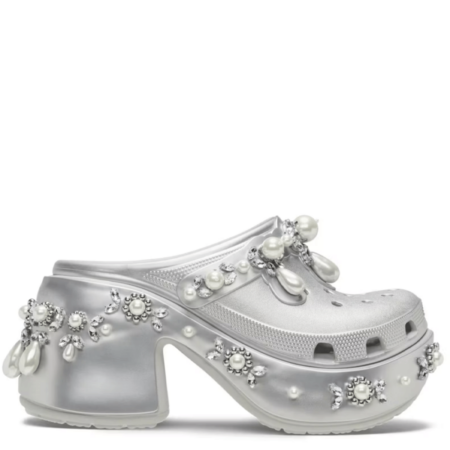 Crocs Siren Clog Simone Rocha 'Spiked Silver' (210646 041)