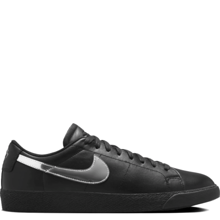 Nike Zoom Blazer Low SB Dancer Skateboards 'Black Metallic Silver' (HJ6703 001)