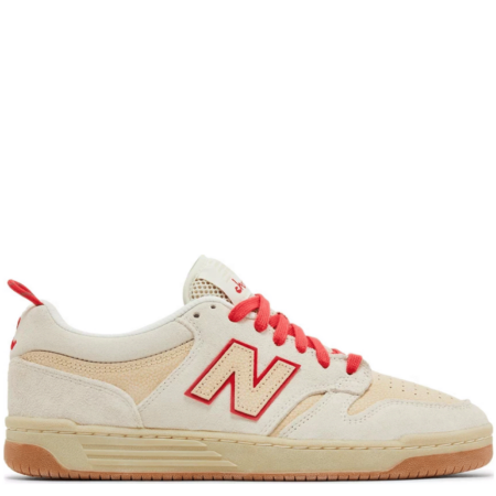 New Balance Numeric 480 Chocolate Skateboards 'Sea Salt Red' (NM480SWT)